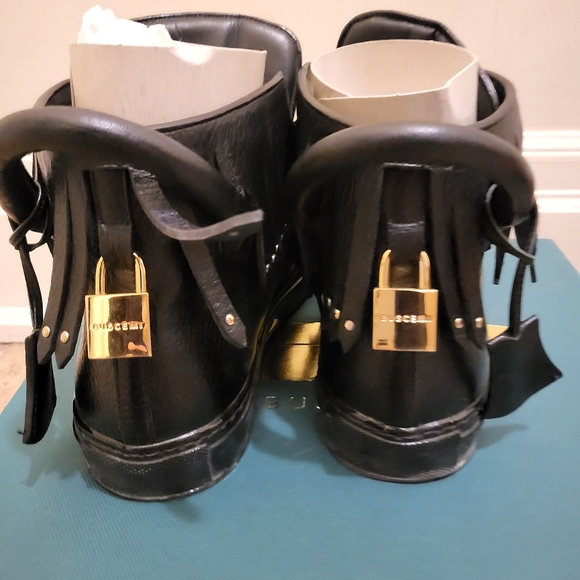 Buscemi 125mm fringe stud sneakers - Picture 4 of 11